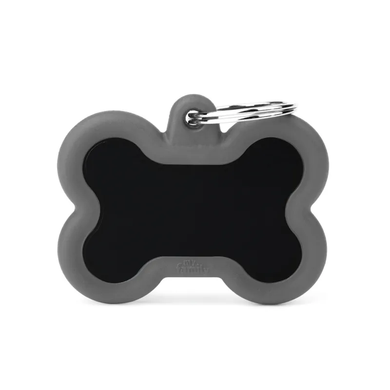 MY FAMILY Black Bone Aluminium Grey Rubber Must-Have